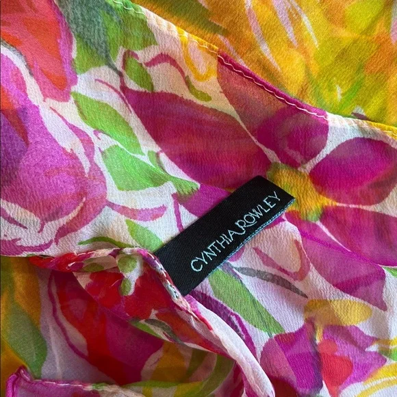 Cynthia Rowley Multicolor Floral Wrap - Picture 2 of 5
